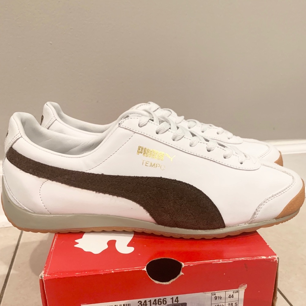 PUMA TEMPO LOW "BRACKEN BROWN SPRAY GREEN"
